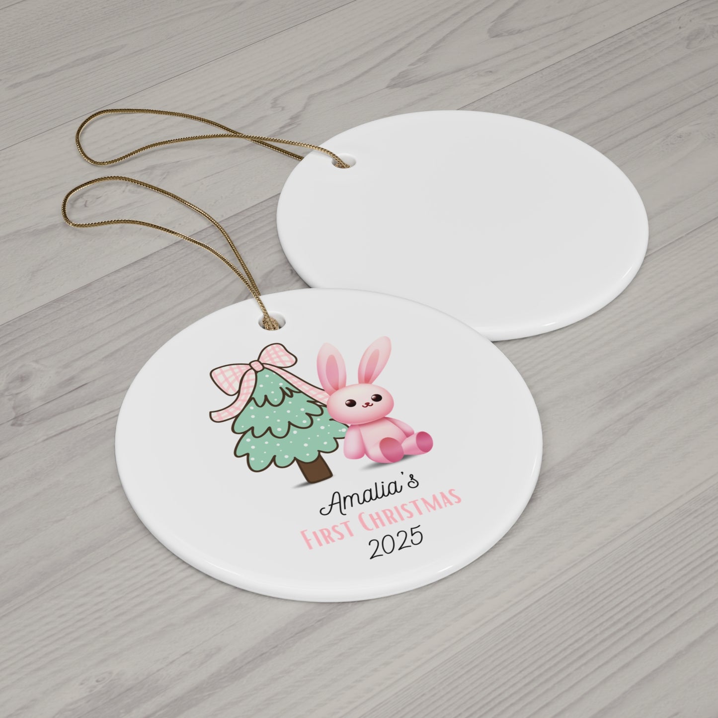 Personalized Christmas Ornament | Custom First Christmas Ornament | Personalized Tree Ornament 007