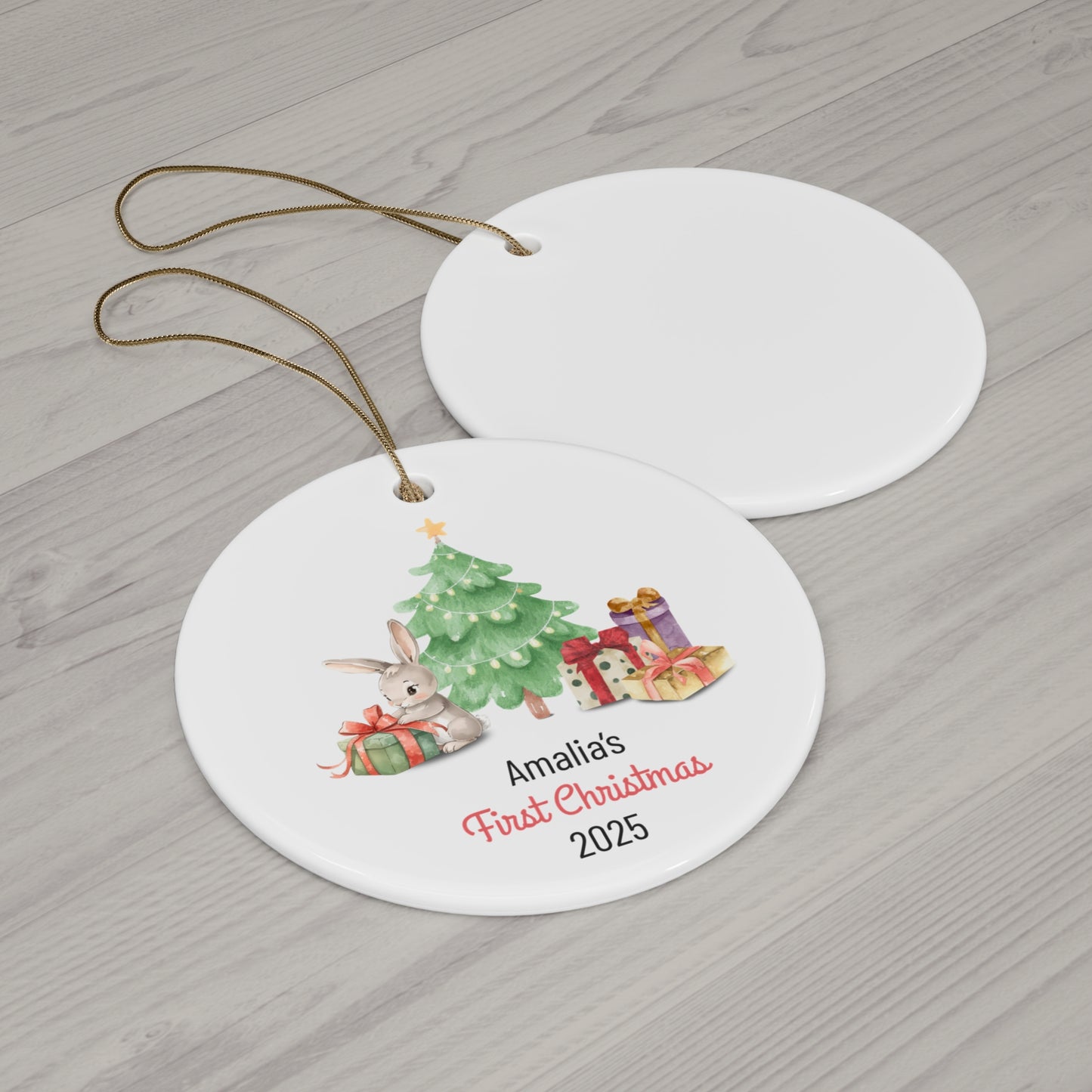 Personalized Christmas Ornament | Custom First Christmas Ornament | Personalized Tree Ornament 008