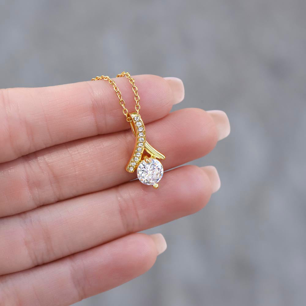 Graduation Jewelry Gift for Daughter – Pendant with Message Card from Dad, NAG05