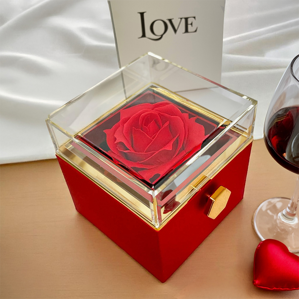 Love Knot Necklace in rotation box - Gift for mom, RRM02