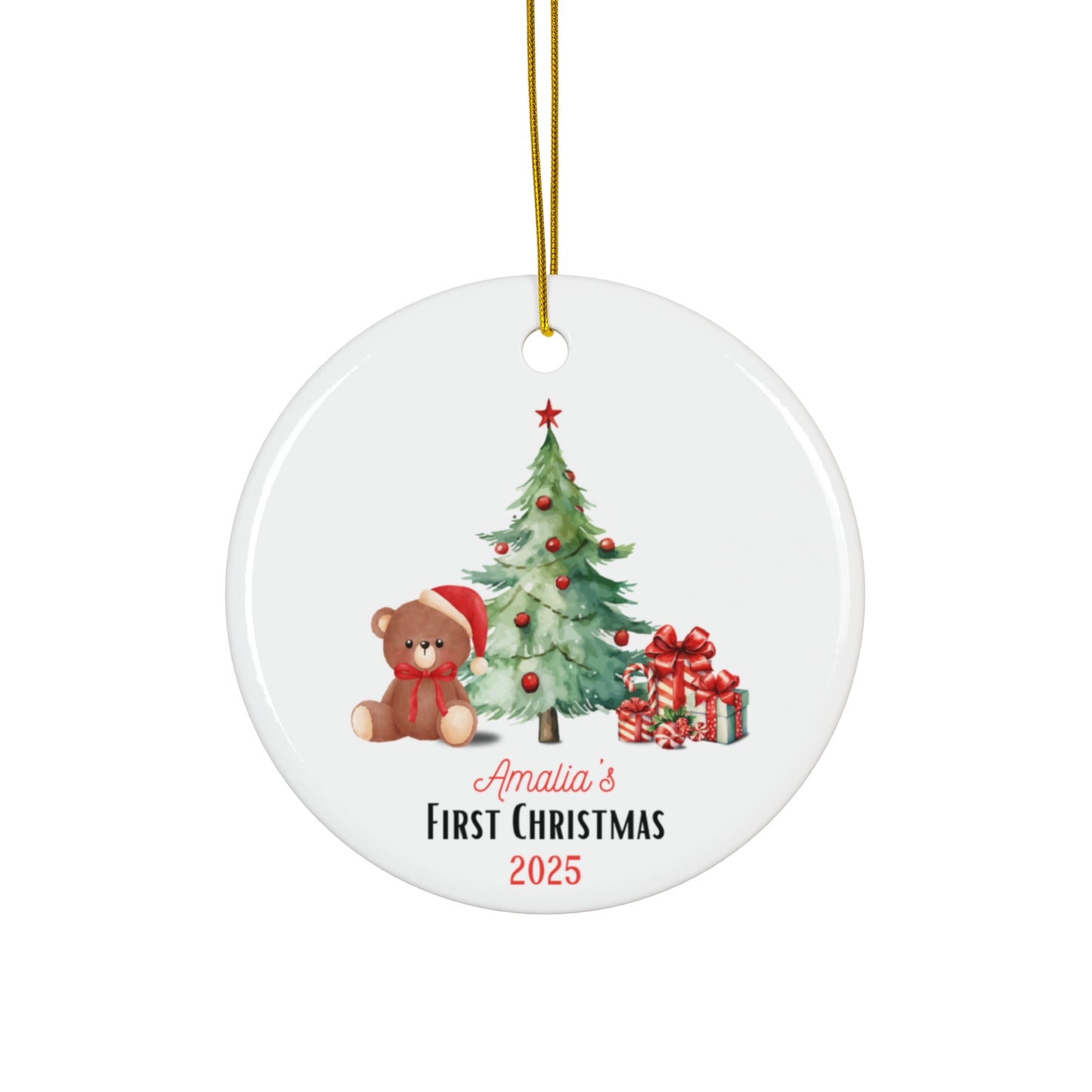 Personalized Christmas Ornament | Custom First Christmas Ornament | Personalized Tree Ornament 009