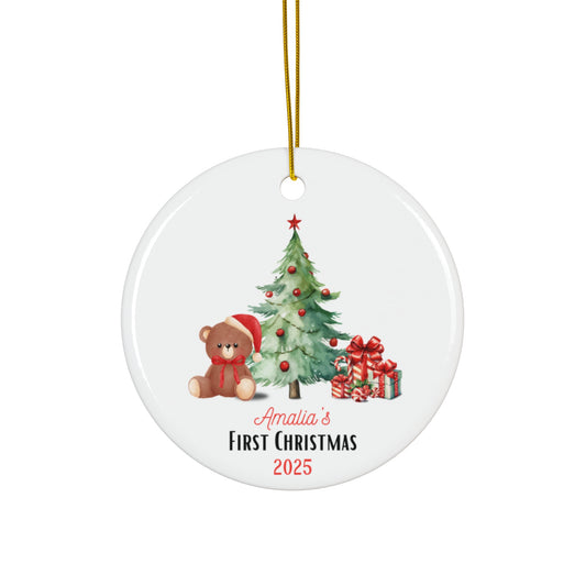 Personalized Christmas Ornament | Custom First Christmas Ornament | Personalized Tree Ornament 009