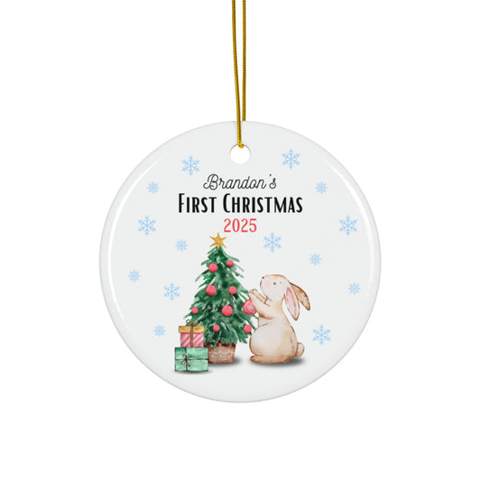 Personalized Christmas Ornament | Custom First Christmas Ornament | Personalized Tree Ornament 002
