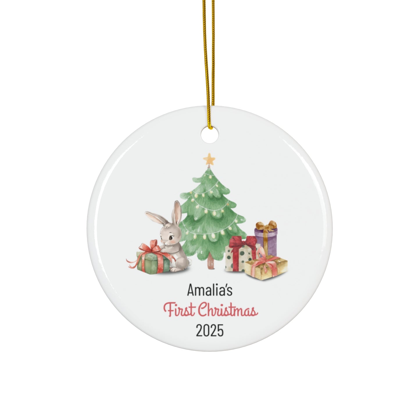 Personalized Christmas Ornament | Custom First Christmas Ornament | Personalized Tree Ornament 008
