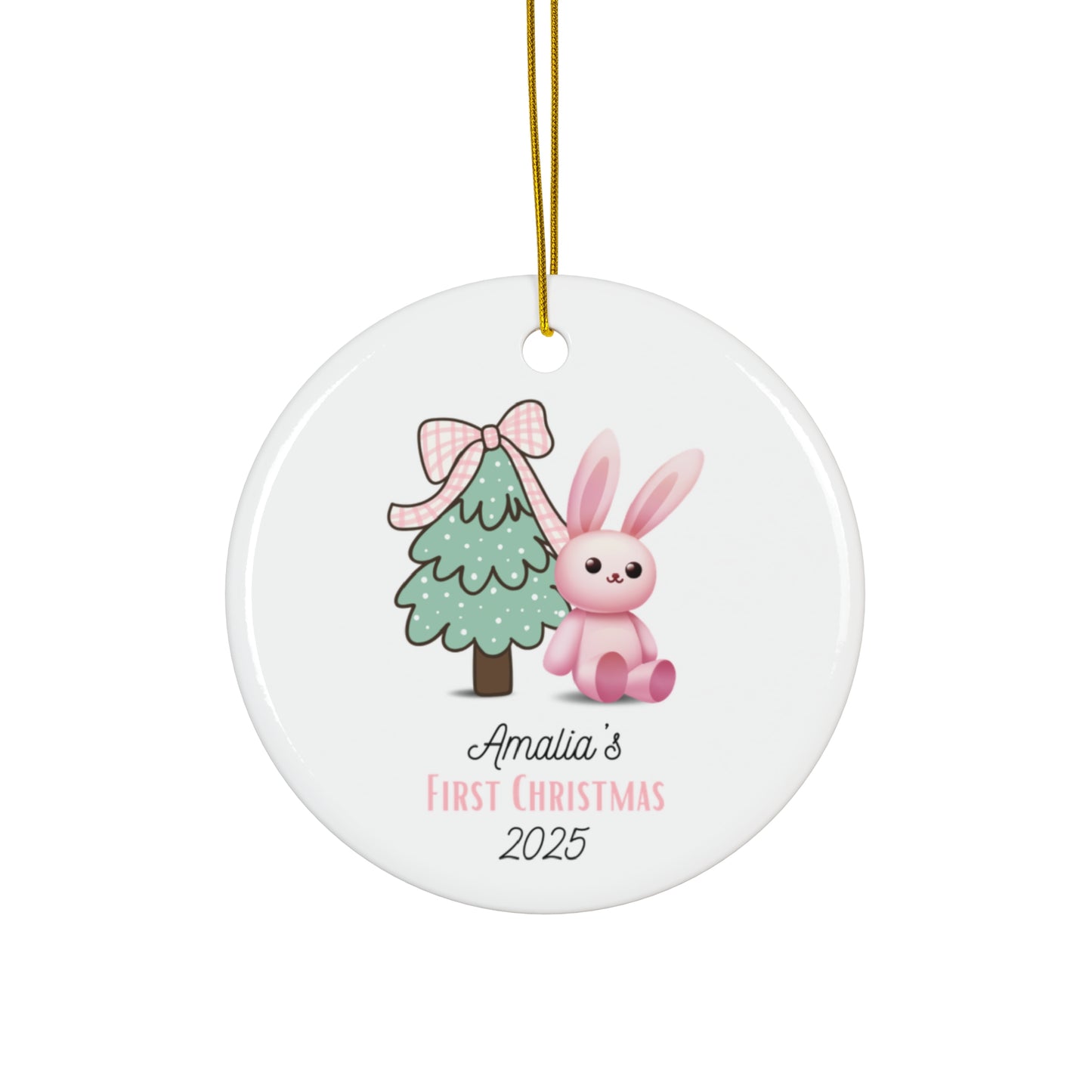 Personalized Christmas Ornament | Custom First Christmas Ornament | Personalized Tree Ornament 007