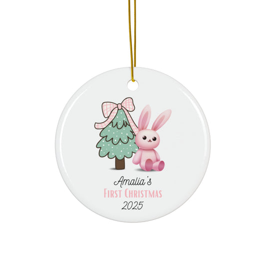 Personalized Christmas Ornament | Custom First Christmas Ornament | Personalized Tree Ornament 007