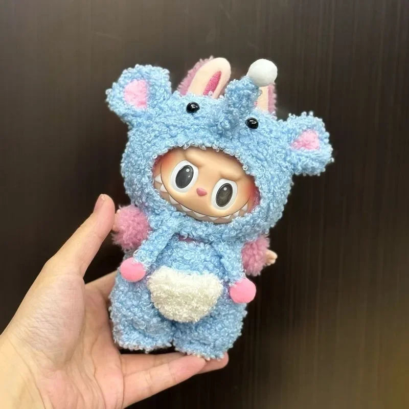Labubu Clothes Plush | 15-17 cm Dolls Animals Costumes | Cute Labubu outfit