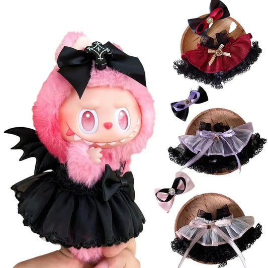 Labubu clothes | Devil outfit, angel costume, bat outfit | Sets and accessories for Halloween