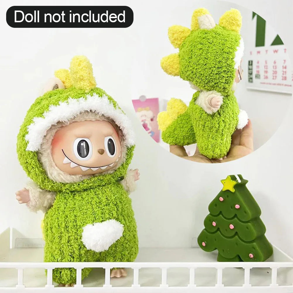 Labubu Clothes Plush | 15-17 cm Dolls Animals Costumes | Cute Labubu outfit