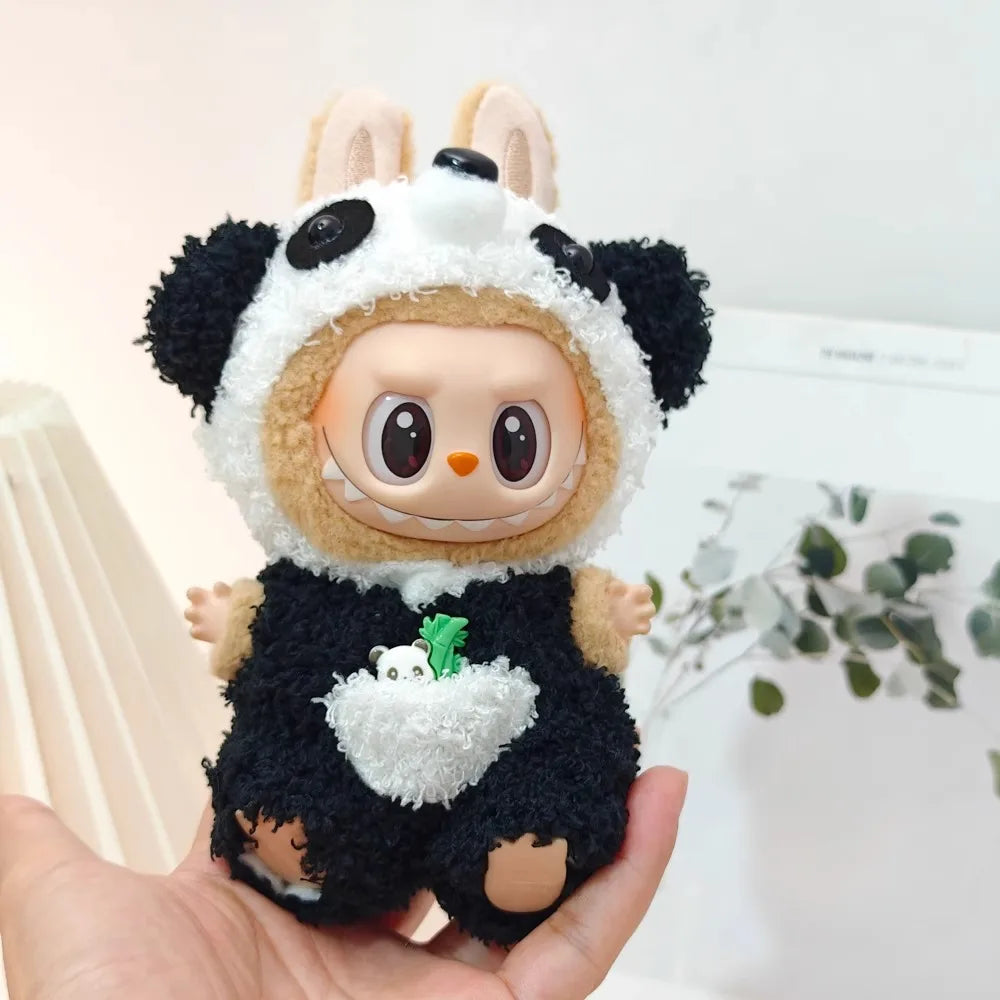 Labubu Clothes Plush | 15-17 cm Dolls Animals Costumes | Cute Labubu outfit