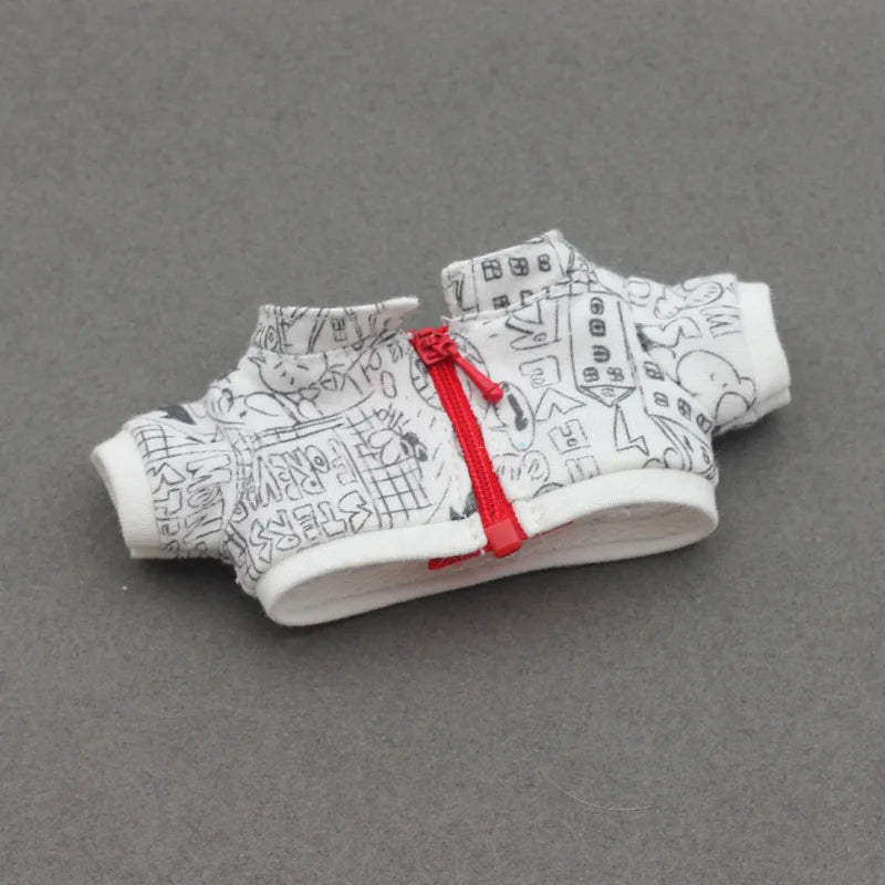 Labubu Retro Clothes | Strap Pants & Hat | Hoodie Sets | Labubu Graffiti Outfit