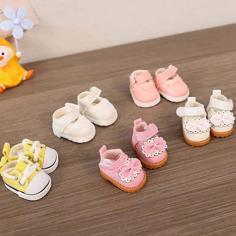 PU Leather Shoes for 17cm Dolls Labubu | Shoes, Boots, Sneakers, Canvas