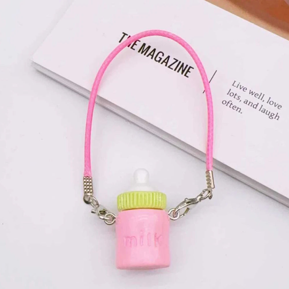 Labubu Accessories | Mini Mobile Phone Pendant | Labubu milk bottle, waterbottle