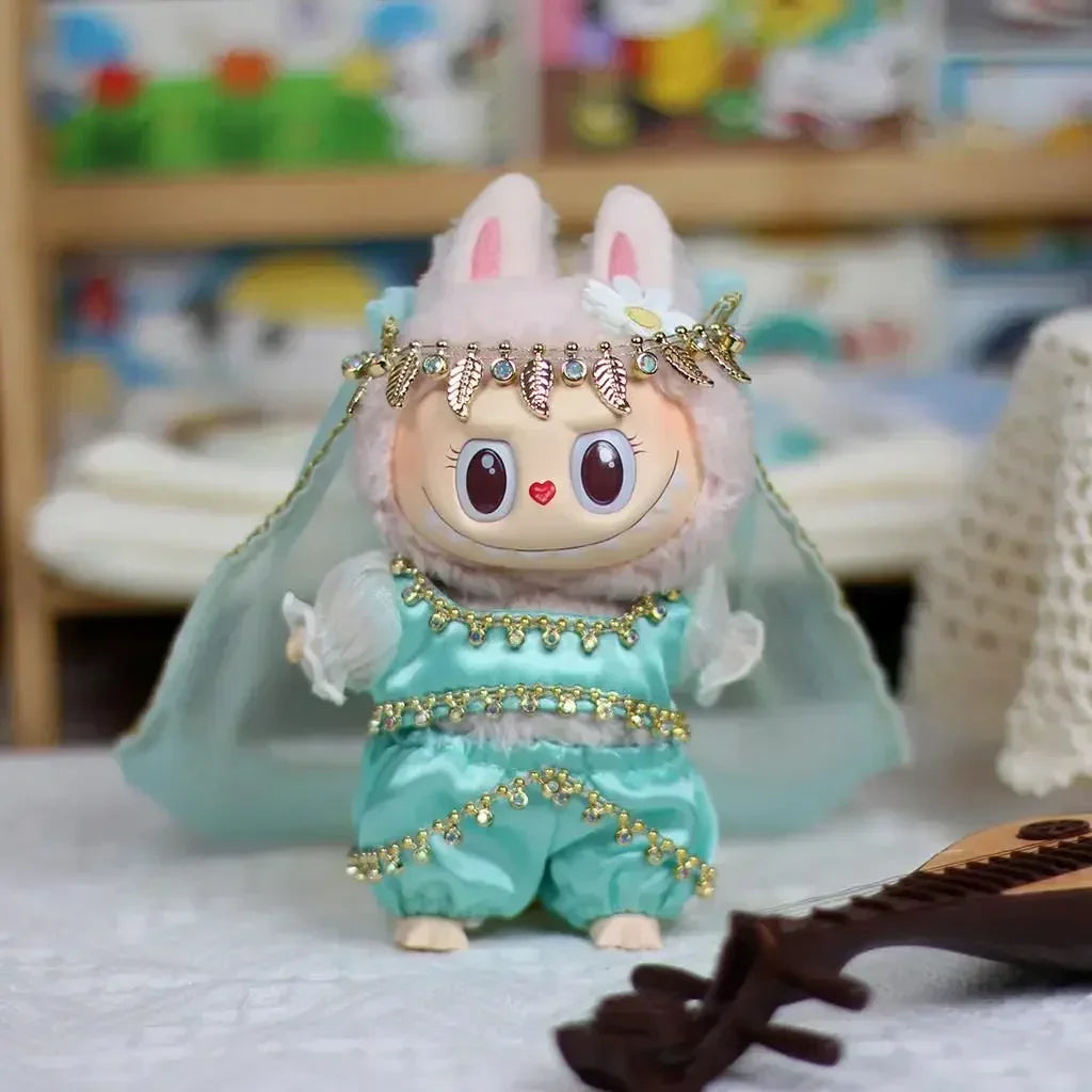 15-17cm Labubu Dolls Clothes | Stylish Labubu Outfit and Accessories