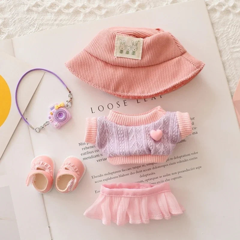 Trendy Labubu Clothes | Cute Labubu Outfit, Shirt & Accessories | 17cm Doll Clothes