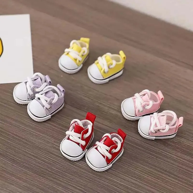 PU Leather Shoes for 17cm Dolls Labubu | Shoes, Boots, Sneakers, Canvas