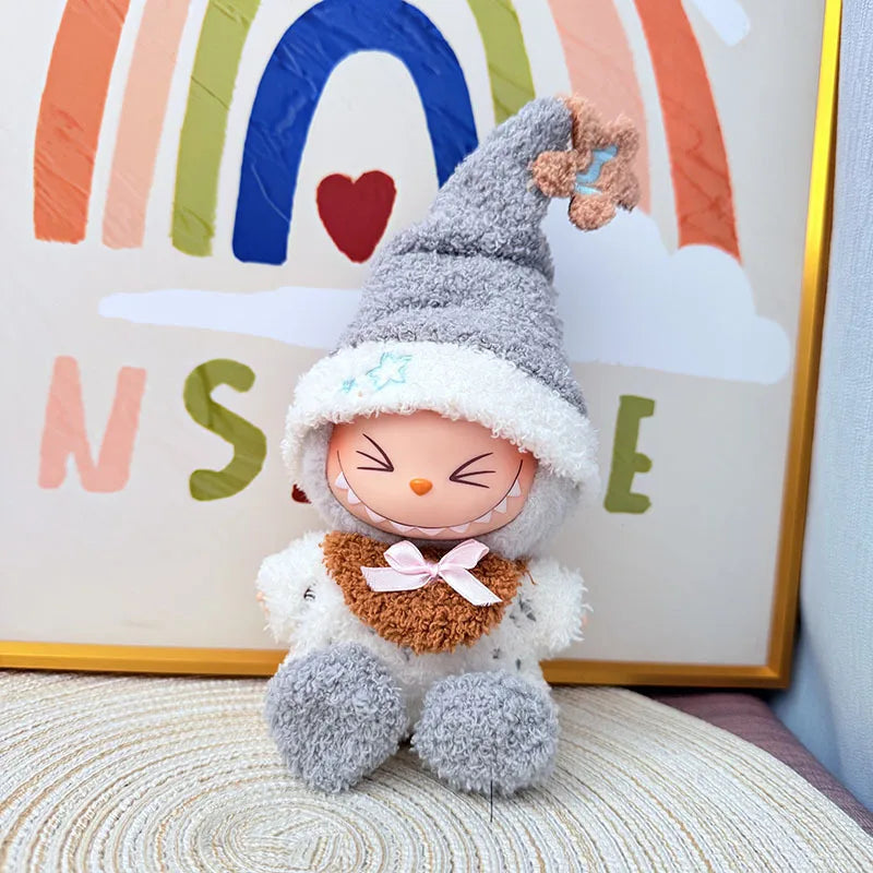 Labubu Clothes Plush | 15-17 cm Dolls Animals Costumes | Cute Labubu outfit