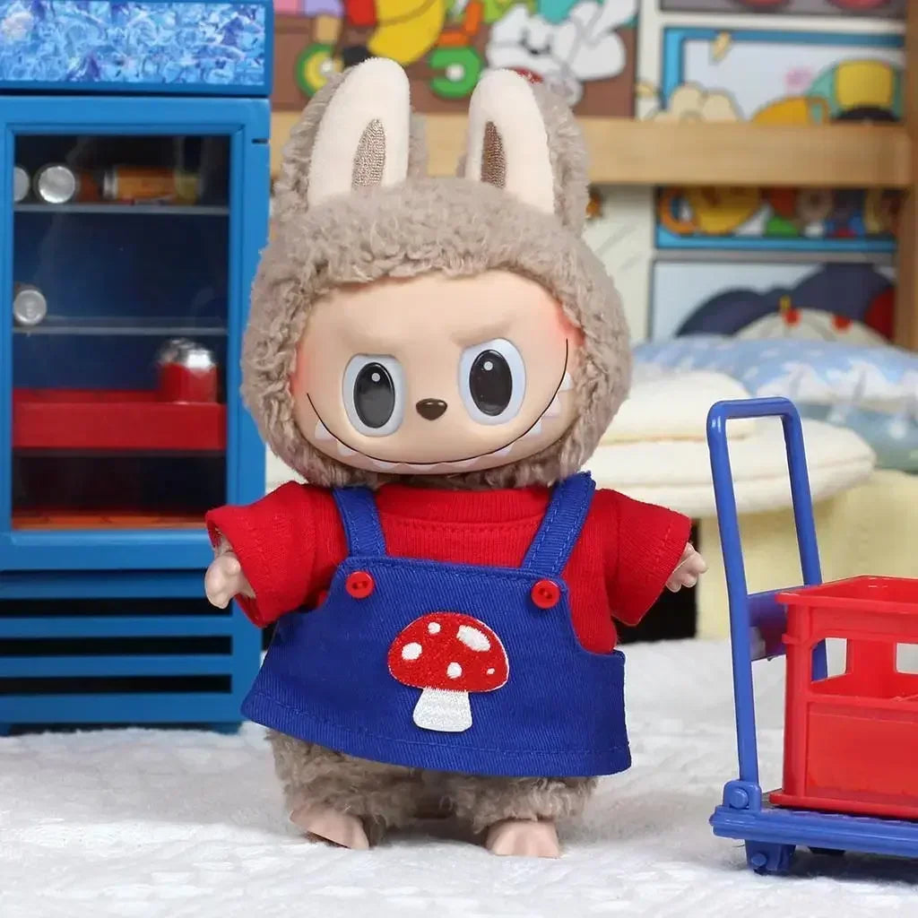 15-17cm Labubu Dolls Clothes | Stylish Labubu Outfit and Accessories