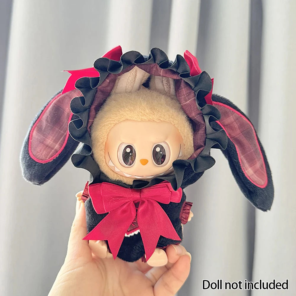 Mini Plush Labubu Clothes Outfit | Overalls Clothing Sets | Korea Kpop