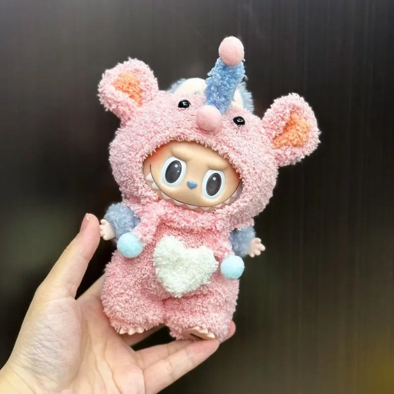 Labubu Clothes Plush | 15-17 cm Dolls Animals Costumes | Cute Labubu outfit