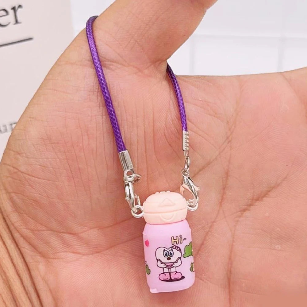 Labubu Accessories | Mini Mobile Phone Pendant | Labubu milk bottle, waterbottle