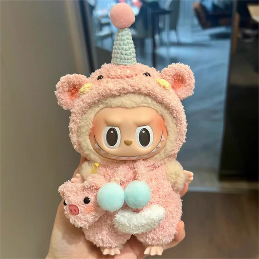 Labubu Clothes Plush | 15-17 cm Dolls Animals Costumes | Cute Labubu outfit