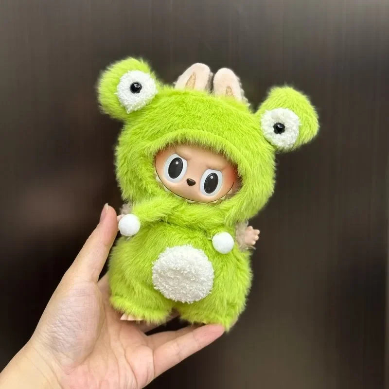 Labubu Clothes Plush | 15-17 cm Dolls Animals Costumes | Cute Labubu outfit