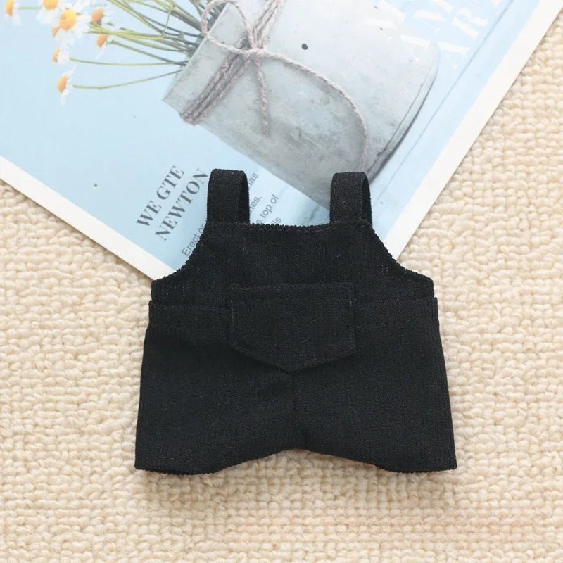 Mini Doll'S Clothes Outfit Accessories For Korea Kpop Exo 15-17cm Labubu Idol V1 V2 Pocket overalls Clothing Gift