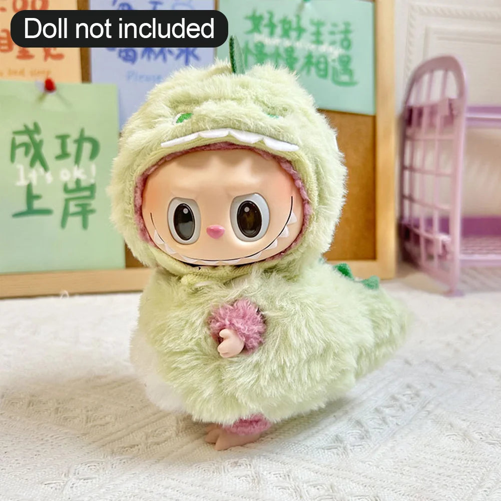 Labubu Clothes Plush | 15-17 cm Dolls Animals Costumes | Cute Labubu outfit