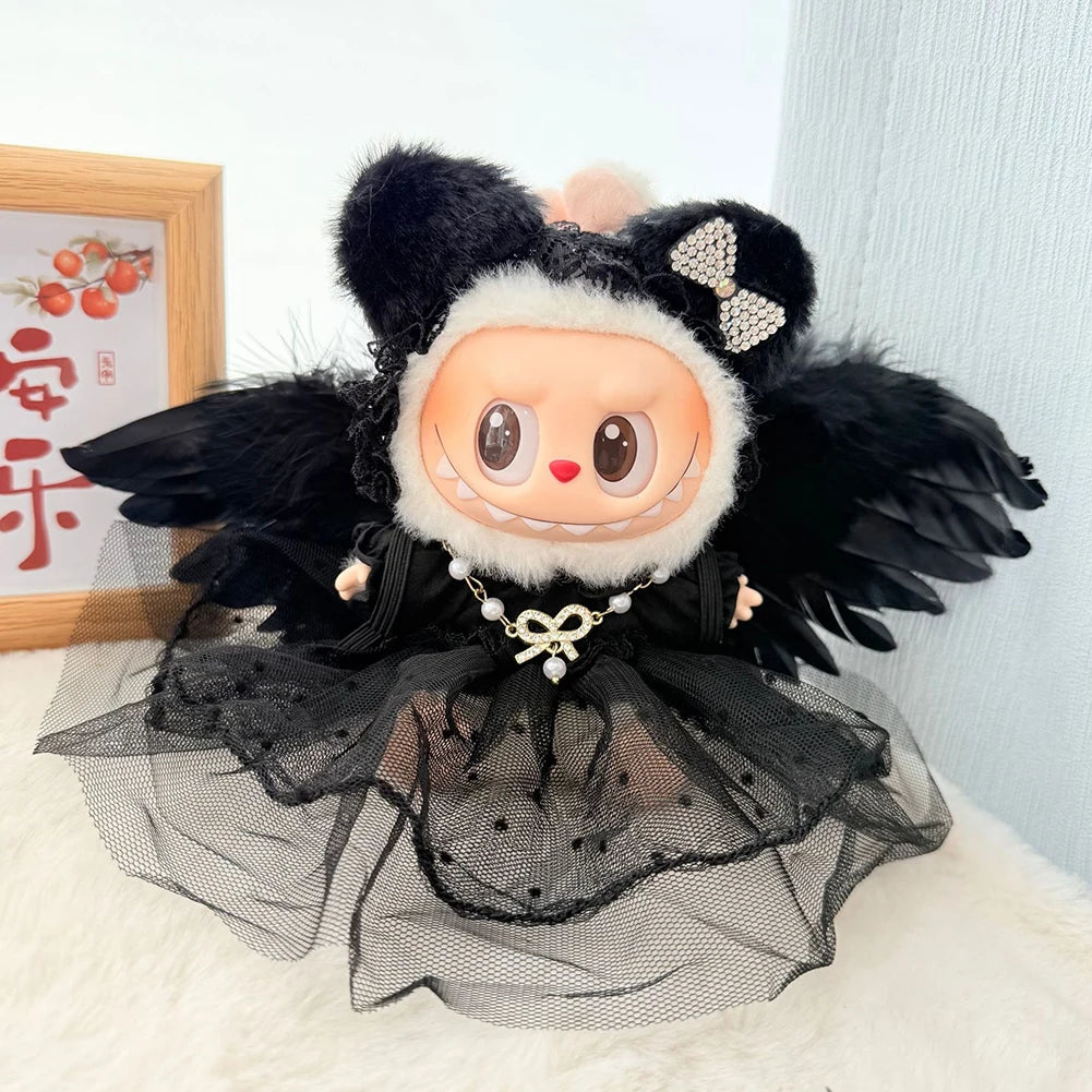 Labubu clothes | Devil outfit, angel costume, bat outfit | Sets and accessories for Halloween