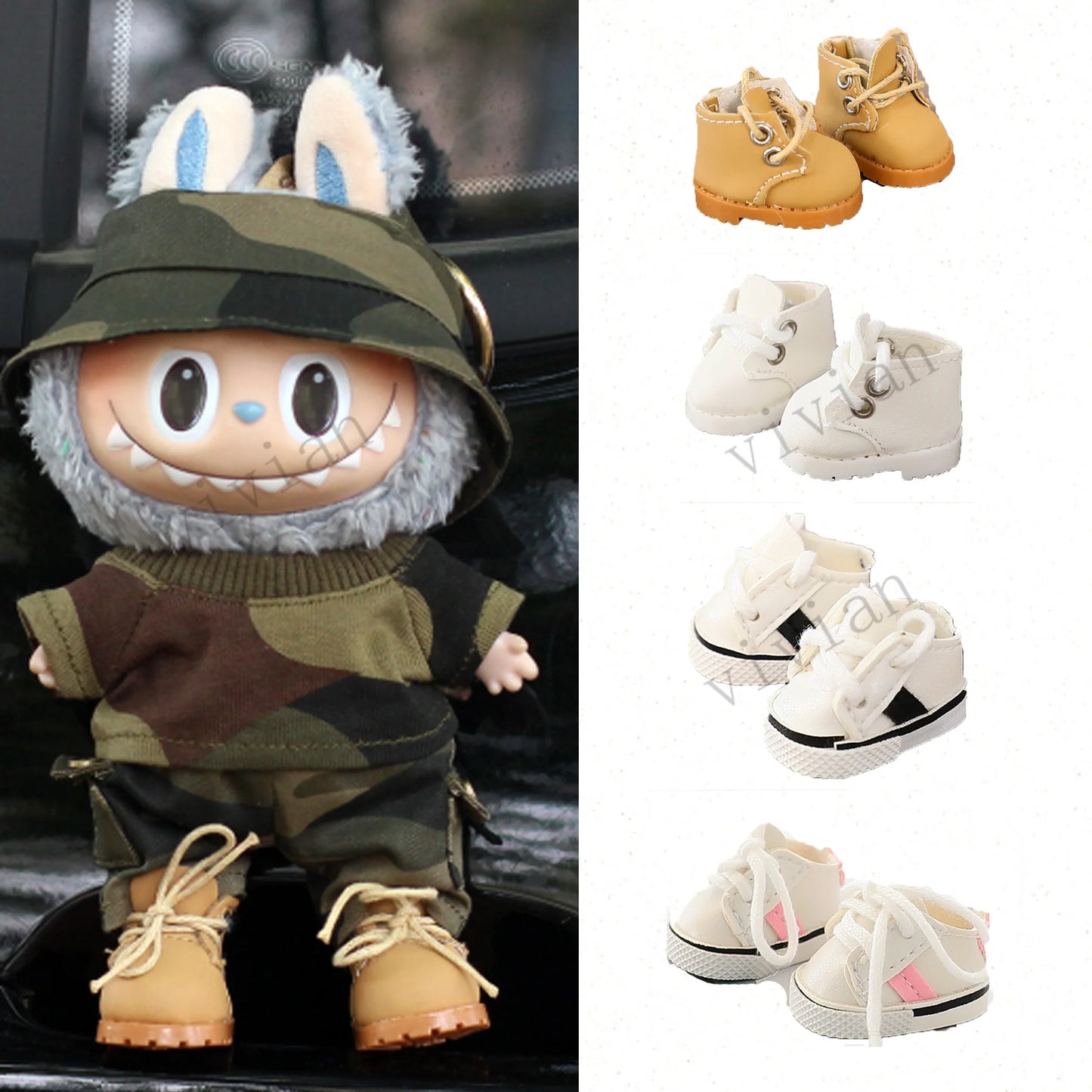 Labubu Accessories | Shoes, boots, sneakers for 15-17 cm Labubu dolls