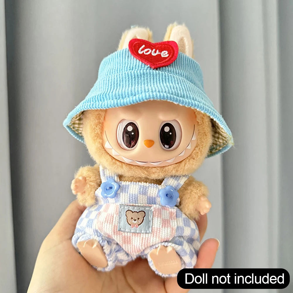 Labubu Outfit | Overall, hat, shoes | Labubu Cute Clothes