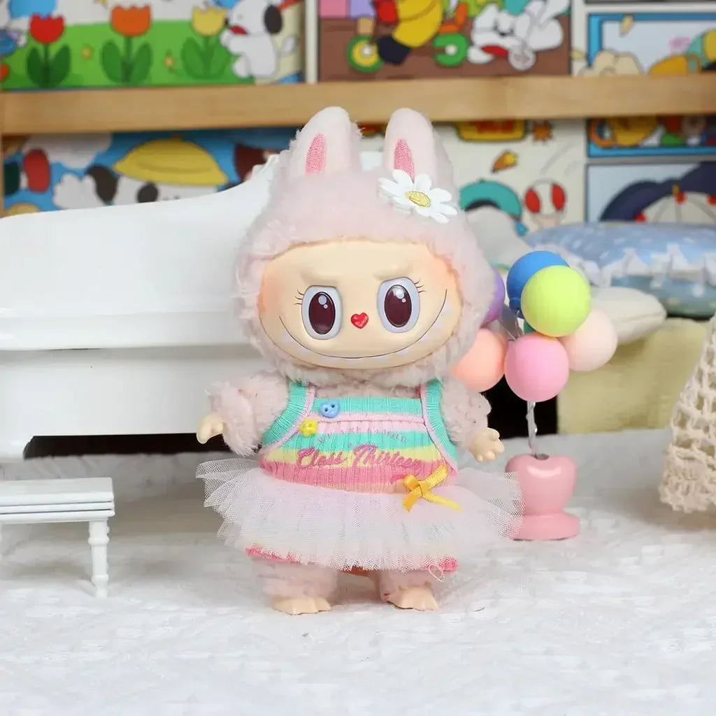15-17cm Labubu Dolls Clothes | Stylish Labubu Outfit and Accessories