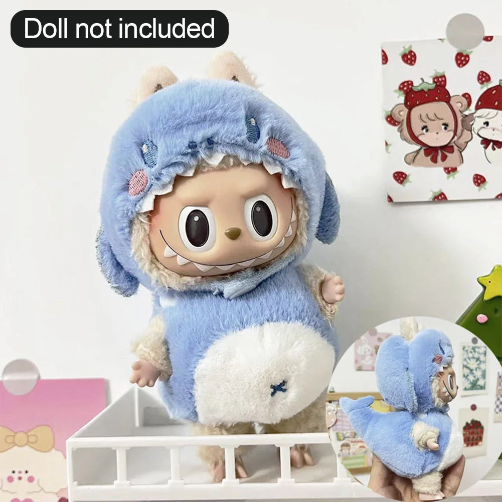 Labubu Clothes Plush | 15-17 cm Dolls Animals Costumes | Cute Labubu outfit