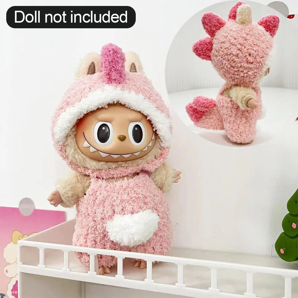 Labubu Clothes Plush | 15-17 cm Dolls Animals Costumes | Cute Labubu outfit