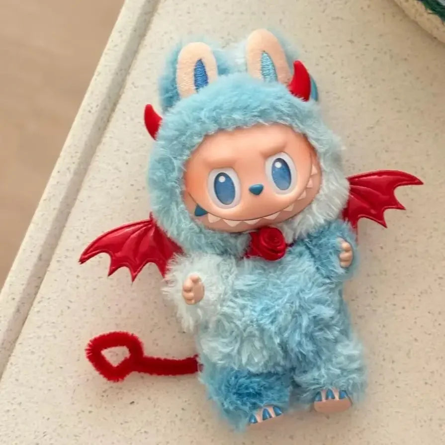 Labubu clothes | Devil outfit, angel costume, bat outfit | Sets and accessories for Halloween