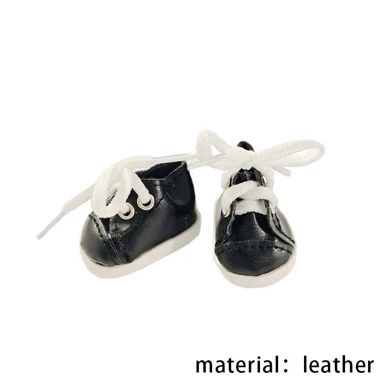 PU Leather Shoes for 17cm Dolls Labubu | Shoes, Boots, Sneakers, Canvas