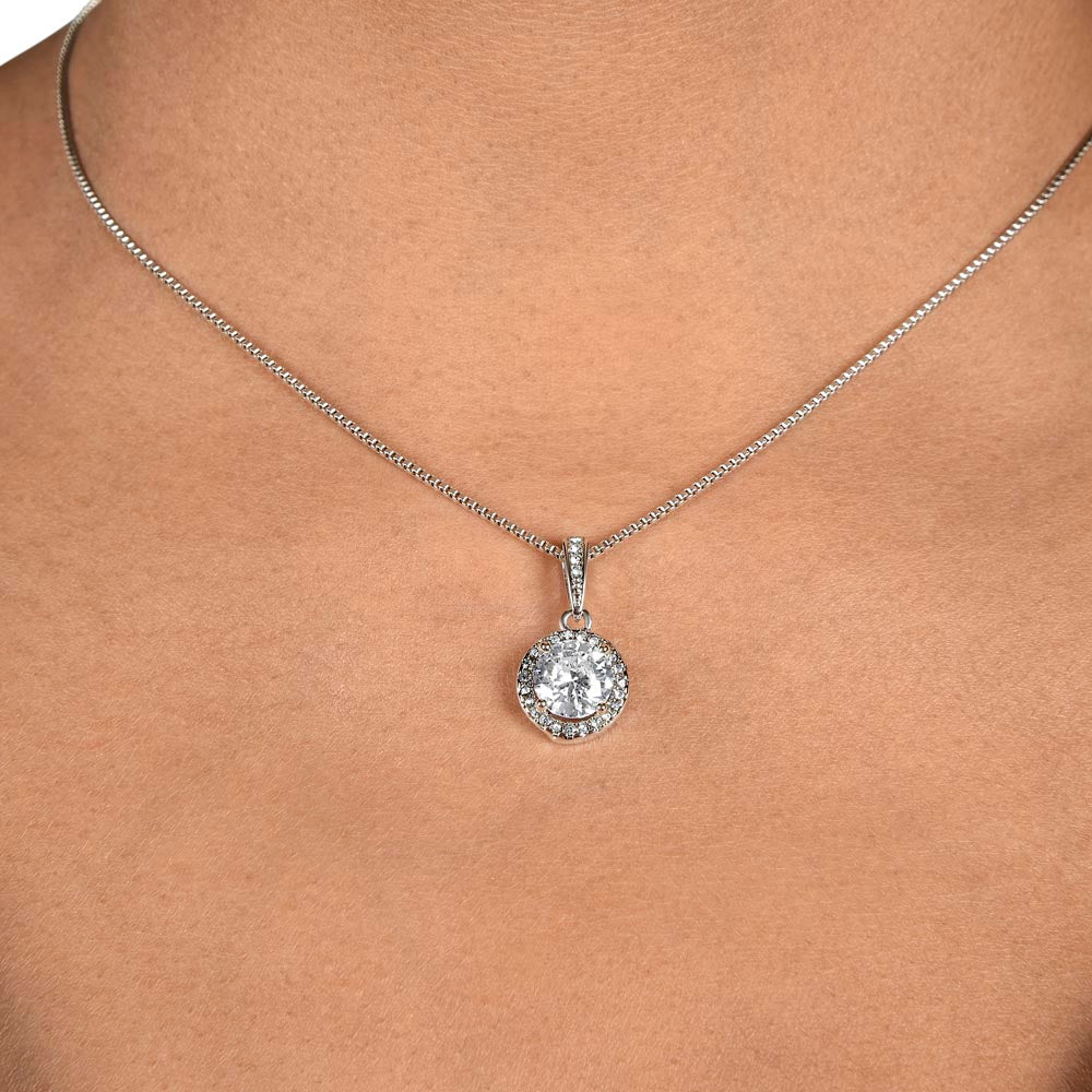 Beautiful pendant necklace in a gift box - meaningful gift for mom - EHNM01