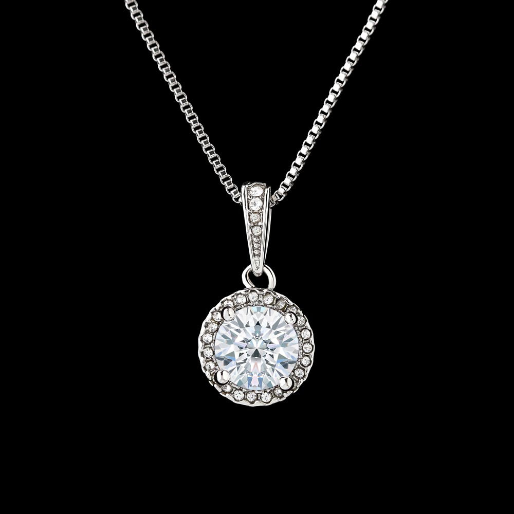 Beautiful pendant necklace in a gift box - meaningful gift for mom - EHNM01