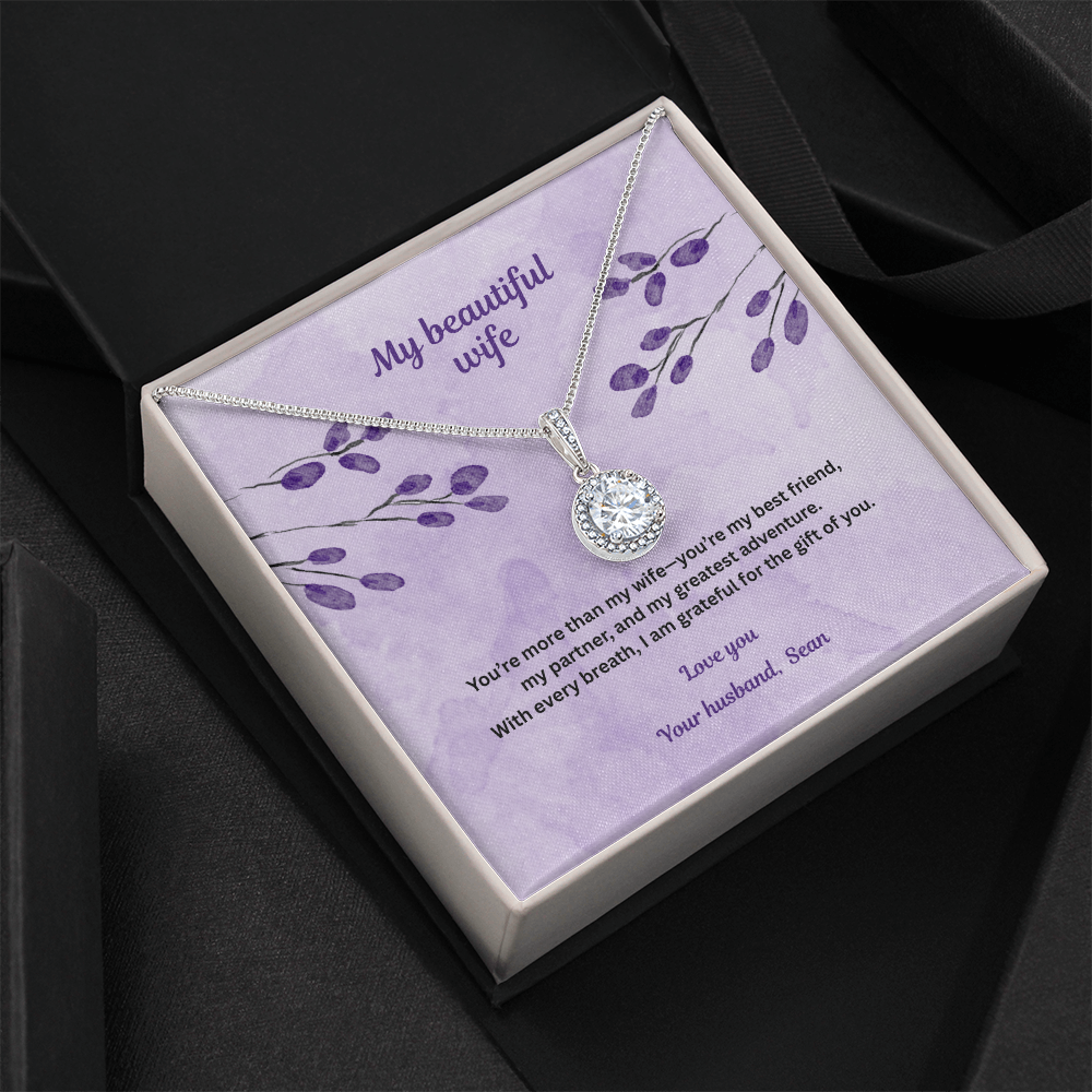 Beautiful pendant necklace in a gift box  - perfect gift for wife - EHNW01