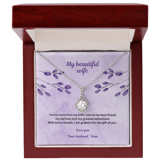 Beautiful pendant necklace in a gift box  - perfect gift for wife - EHNW01