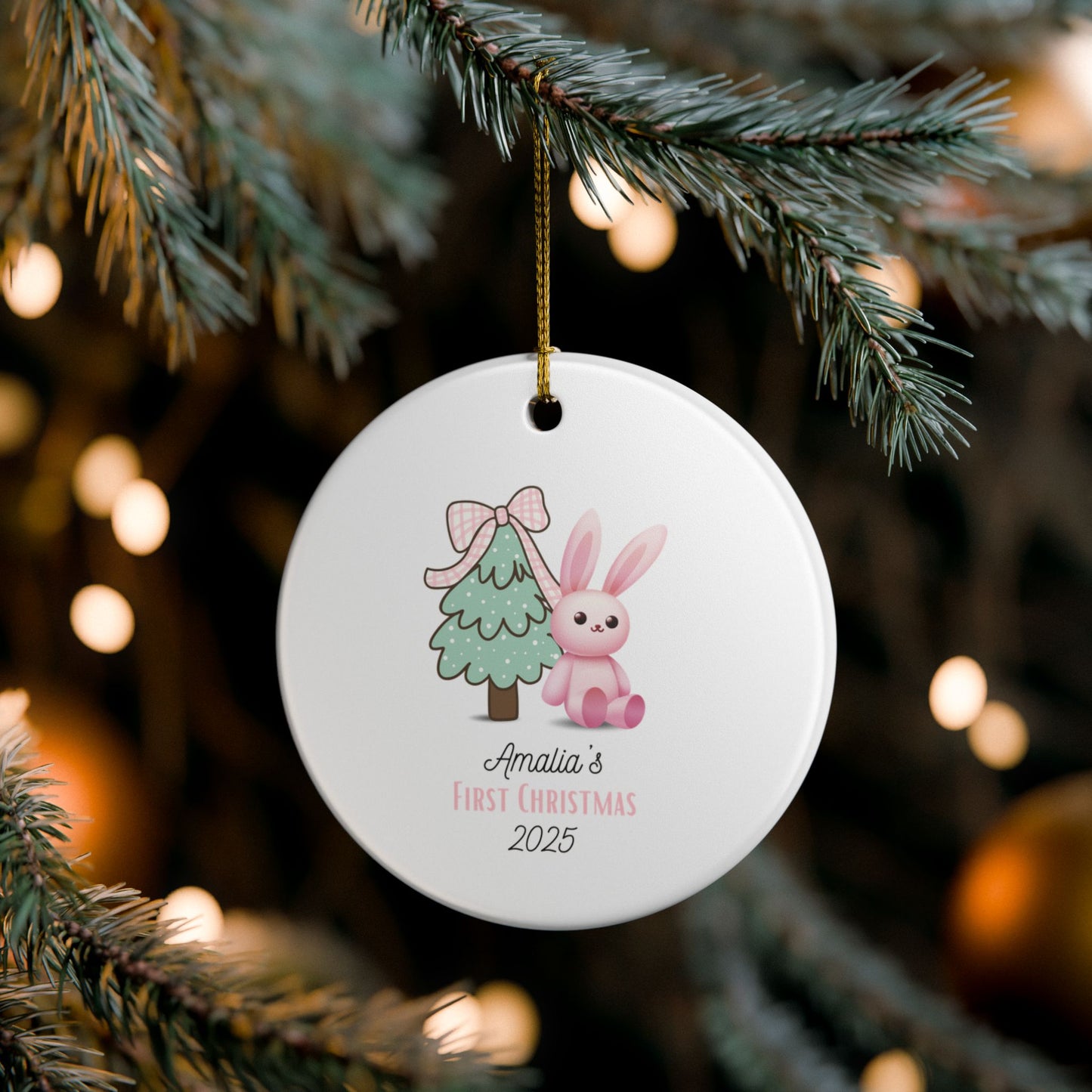 Personalized Christmas Ornament | Custom First Christmas Ornament | Personalized Tree Ornament 007