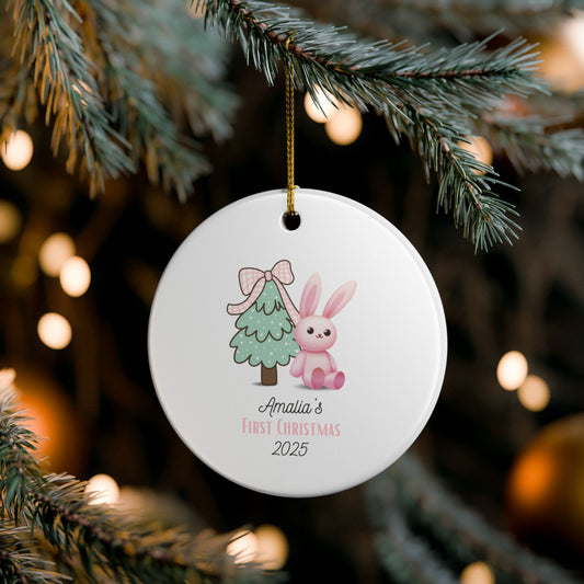 Personalized Christmas Ornament | Custom First Christmas Ornament | Personalized Tree Ornament 007
