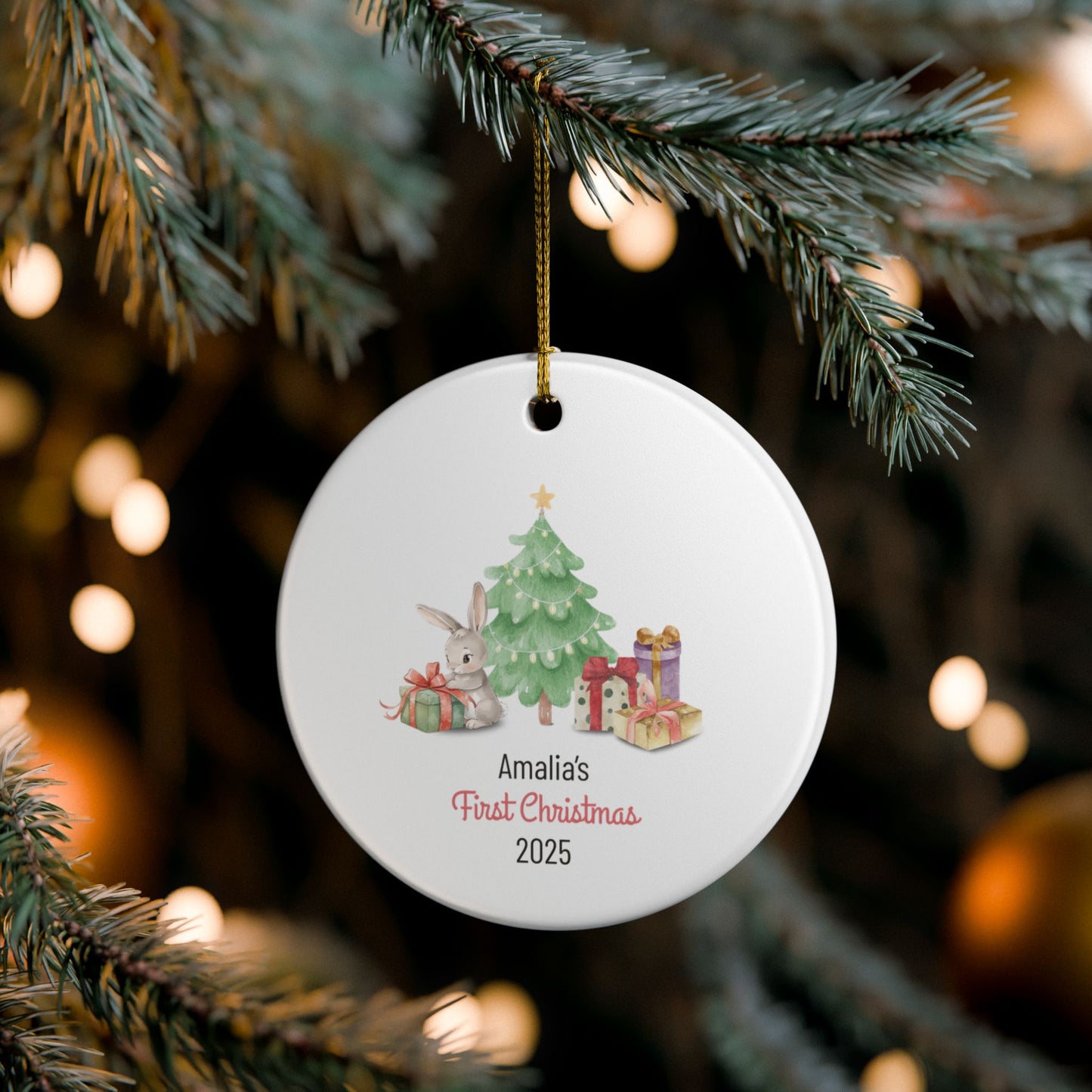 Personalized Christmas Ornament | Custom First Christmas Ornament | Personalized Tree Ornament 008